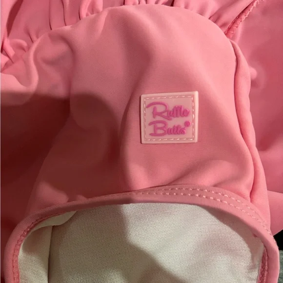 RuffleButts Rosy Sweetheart Ruffle Tie Tankini, 3T - Picture 12 of 14